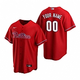 Philadelphia Phillies Customized Nike Red Stitched MLB Cool Base Jersey,baseball caps,new era cap wholesale,wholesale hats